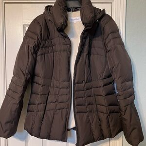 Ladies Calvin Klein Brown coat , Perfect condition!!!